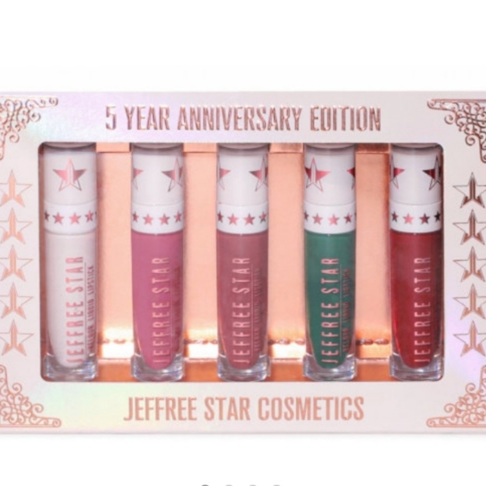 Jeffree Star 5 Year Anniversary lipstick set